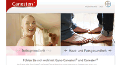 Desktop Screenshot of canesten.ch